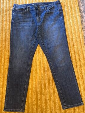 Women’s Mossimo Low Rise Skinny Dark Blue Jeans - Super Stretch
